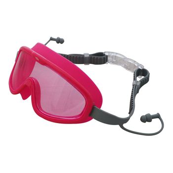 Mascara de Natación Adulto con tapones de oido Whale Rosa
