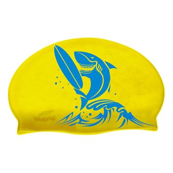 Gorra de Natación Adulto Silicón Tendencia II Amarillo