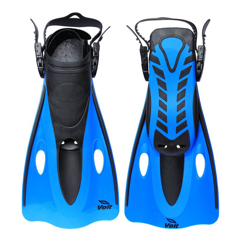 Aletas-de-natacion-Adulto-Ajustables-CH-M-Azul