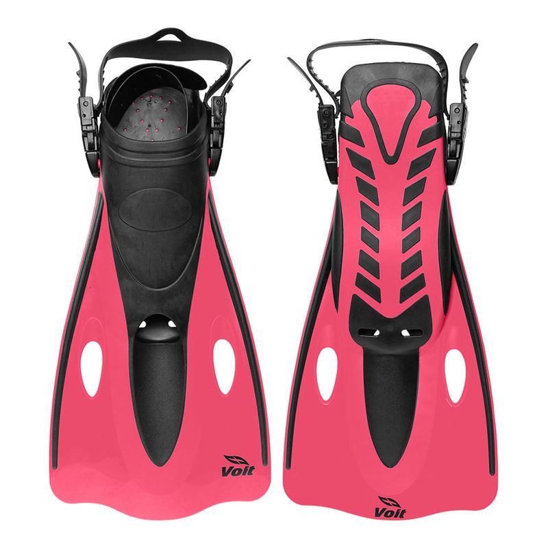 Aletas-de-natacion-Adulto-Ajustables-CH-M-Rosa