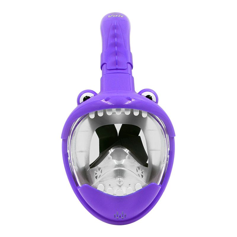 Mascara-Completa-de-Snorkel-Kids-Reptil-I-Morado