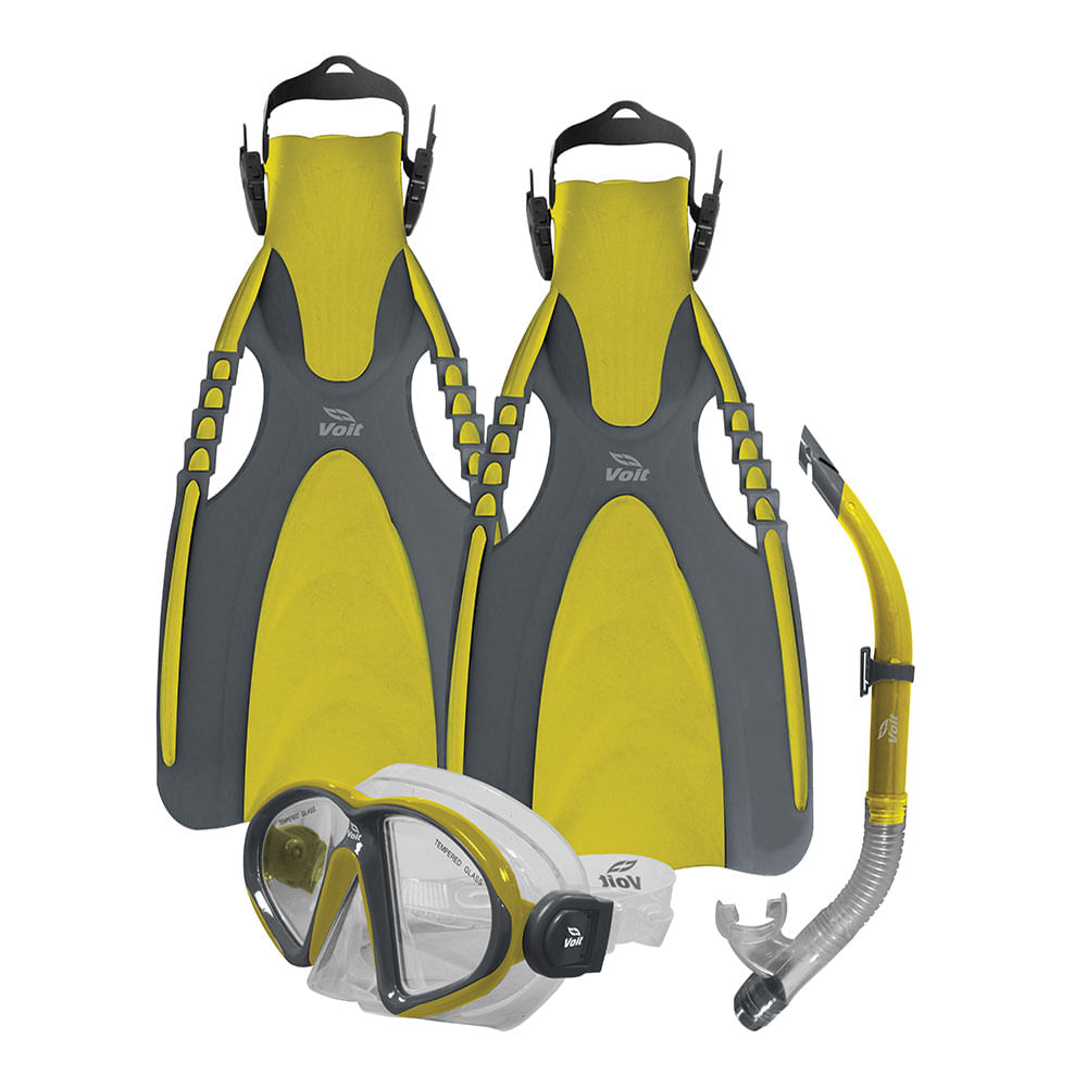 Set Acuatico Adulto Aletas + Visor + Snorkel | Sets - Voit MX