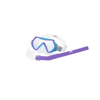 Set Acuatico Junior Visor + Snorkel Lila
