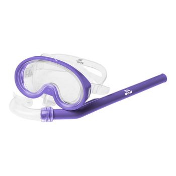 Set Acuatico Junior Visor + Snorkel I Morado