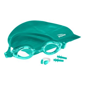 Set de Natación Adulto Gorra + Goggles + Tapones de oído + Naricera Adventure I Aqua