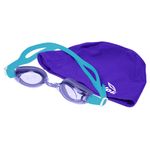 Set-de-Natacion-Junior-Gorra---Goggle-Summer-Pack-III-Morado