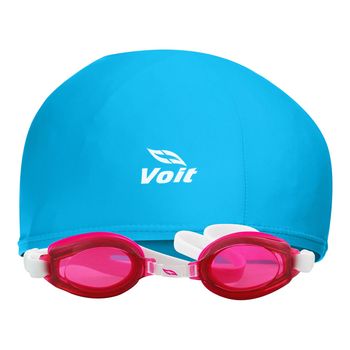 Set de Natación Junior Gorra + Goggle Summer Pack IV Rosa