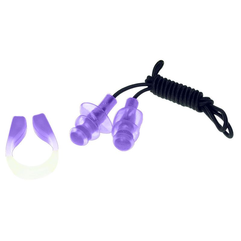 Set-de-Natacion-Adulto-Tapones---Naricera-Morado