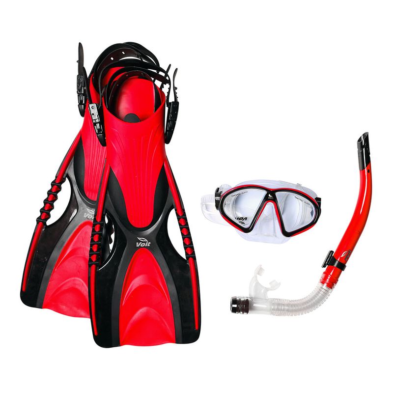 Set-Acuatico-Adulto-Aletas---Visor---Snorkel-Triton