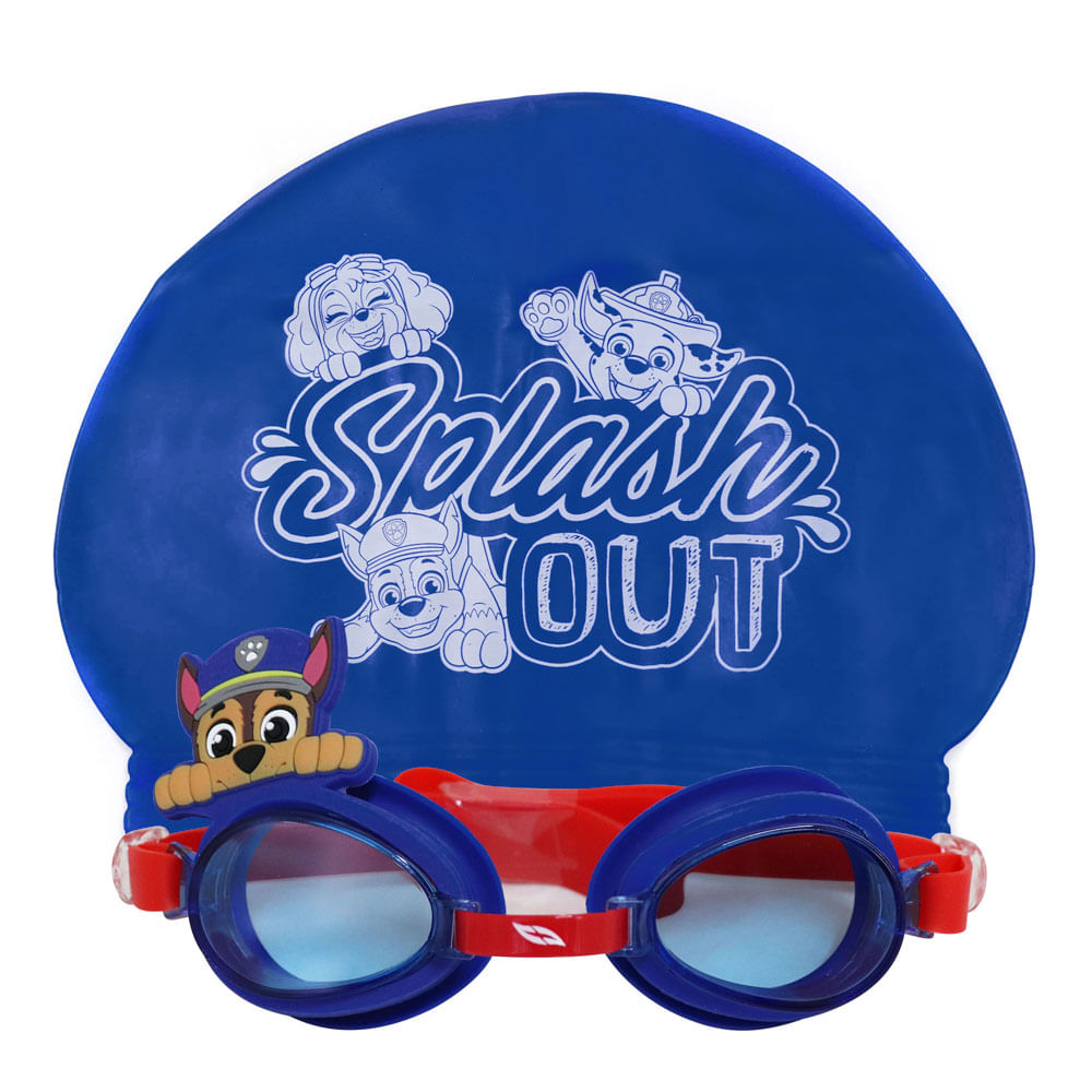 Body+ Juego de gafas de natación y gorras de natación para niños