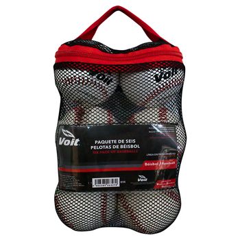 Juego de 6 pelotas de beisbol TR-PR-2020