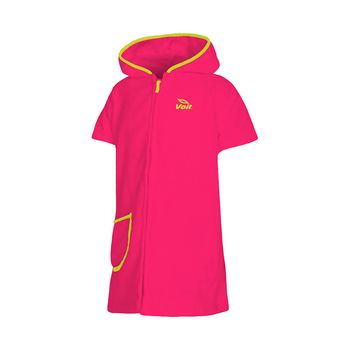 Bata Toalla Infantil para Natación Talla S Rosa