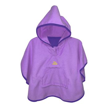 Poncho de Natación Baby Talla L Lila