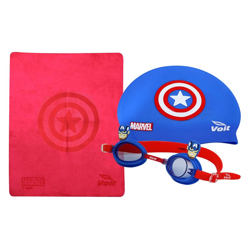 Set-de-Natacion-Kids-Goggle---Gorra---Toalla-Capitan-America