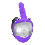 Mascara-Completa-de-Snorkel-Kids-Reptil-I-Morado