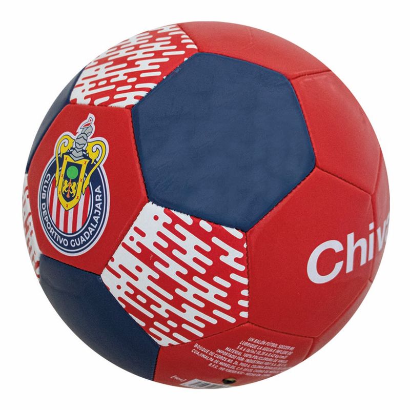 Balon-de-Futbol-No.-5-Club-Deportivo-Guadalajara-S100-Rojo