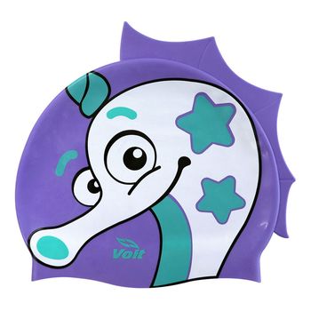 Gorra de Natación Kids Cartoon Lila