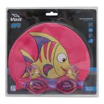 set-de-natacion-kids-gorra-goggles-aquatic-rosa