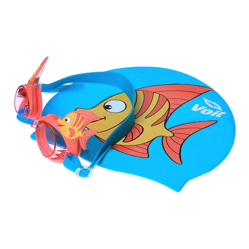 set-de-natacion-kids-gorra-goggles-aquatic-i-azul