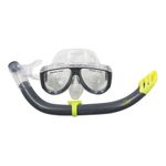 set-acuatico-senior-visor-snorkel-gris