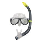 set-acuatico-senior-visor-snorkel-gris