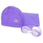 set-de-natacion-baby-goggle-gorra-toalla-morado