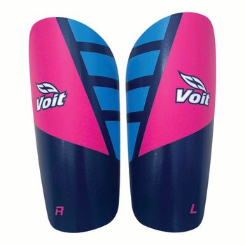 Espinilleras de Fútbol Deslizables Training Azul/Rosa
